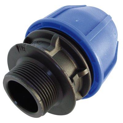 Manicotto a compressione filetto maschio pn16