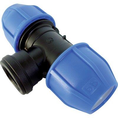Tee a compressione filetto femmina pn16
