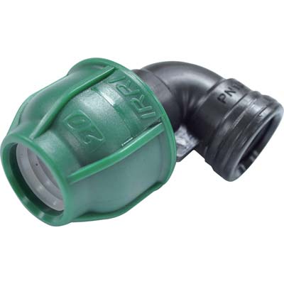 Gomito a compressione filetto femmina pn10