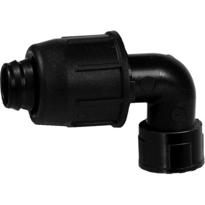 Gomito a compressione filetto femmina pn4