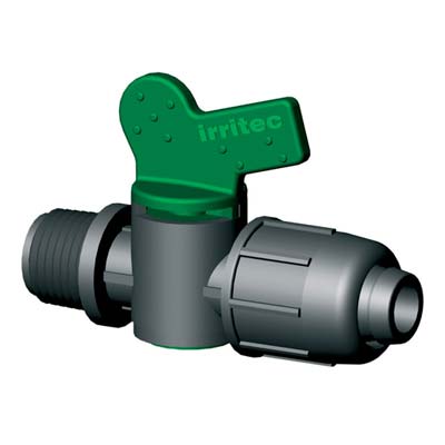 Valvola stringitubo pn filetto maschio irritec