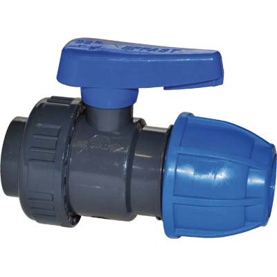 Valvola sfera a compressione monoghiera pn16
