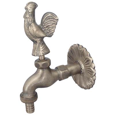 Rubinetto artistico a vite gallo brass stars
