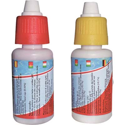 Reagente x test analisi ph + cloro domus