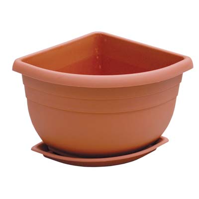 Vaso + sottovaso angolare angelica ics