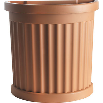 Vaso mezzotondo roma + sottovaso bama