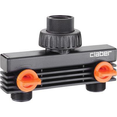 Presa a rubinetto + 2 innesti filettati claber