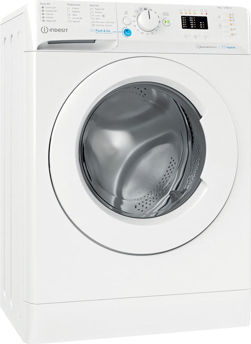 INDESIT LAVATRICE 7KG SLIM VAPORE B 1200GIRI BWSA 7125X WV *outlet