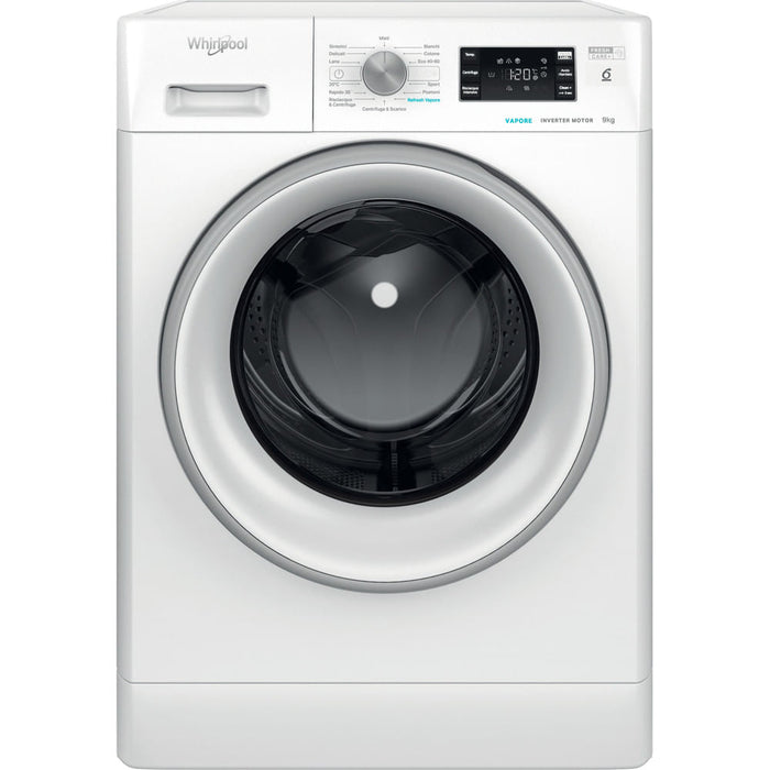 WHIRLPOOL LAVATRICE 9KG FRESHCARE INVERTER VAPORE A FFB 9269 SV IT