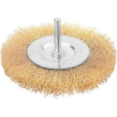 SPAZZOLA ACCIAIO CIRCOLARE + GAMBO 771002 WOKIN
