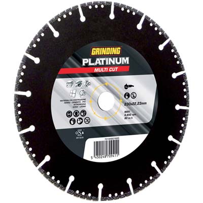Disco diamantato multi cut platinum grinding