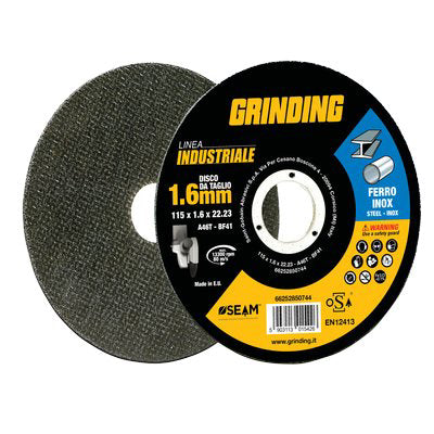 DISCO ABRASIVO TAGLIO FERRO INDUSTRIAL GRINDING