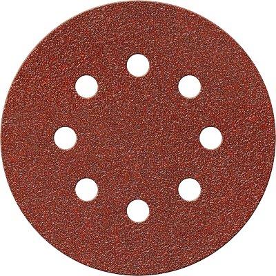 Disco abrasivo fibrato velcrato 8 fori imperial