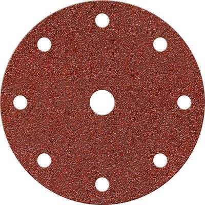 Disco abrasivo fibrato velcrato 9 fori imperial