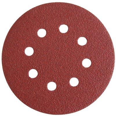 Disco abrasivo fibrato velcrato 8 fori imperial
