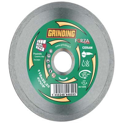 Disco diamantato corona liscia forza grinding