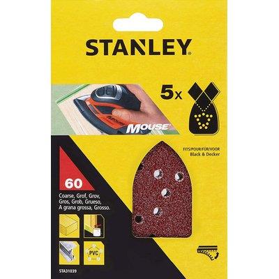 Carta abrasiva velcrata mouse bd stanley