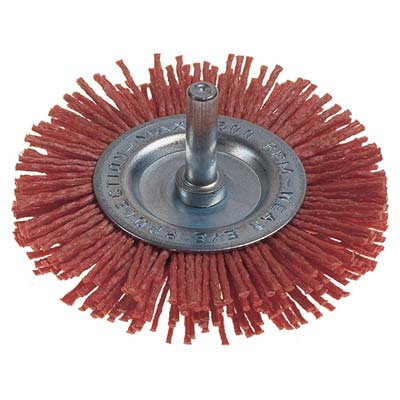 Spazzola fibra circolare + gambo pg