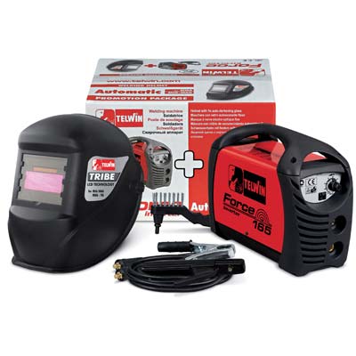 Saldatrice inverter force 165 + maschera telwin