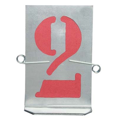 Stampi traforati serie numeri