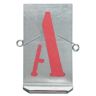 Stampi traforati serie lettere