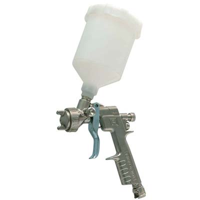 Aerografo ac + serbatoio nylon superiore ani