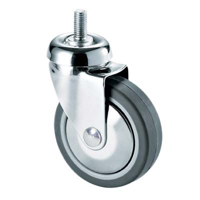 RUOTA A FORCELLA GIREVOLE PERNO FILETT 220B AVO