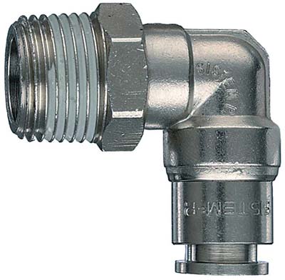 Gomito girevole auto filetto maschio ac 50/cg ani