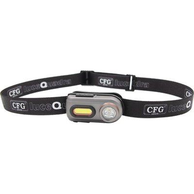 Torcia frontale twin light led luce quadra