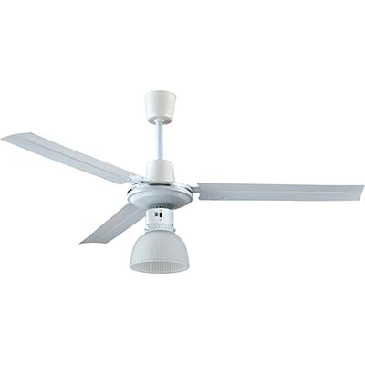 Ventilatore da soffitto industrial + luce effe