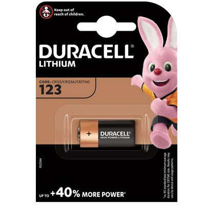 Pila specialistica 123 duracell