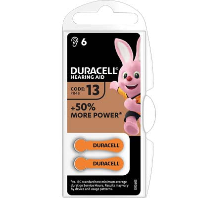 Pila apparecchio acustico easy tab 13 duracell