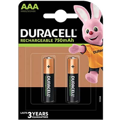Pila mini stilo aaa ricaricabile duracell