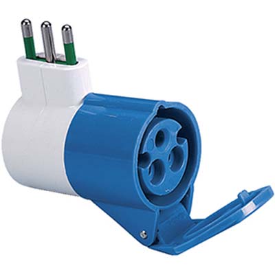 ADATTATORE 16A-PRESA BLU FME