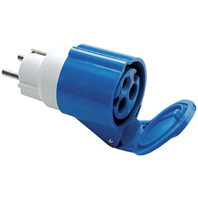 ADATTATORE SCHUKO-PRESA BLU FME