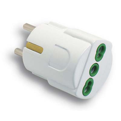 ADATTATORE SCHUKO-16A BIPASSO FME