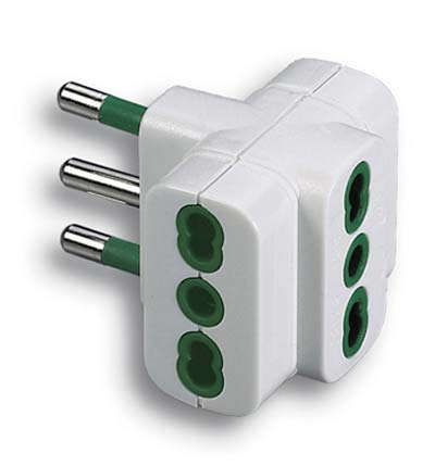 ADATTATORE TRIPLO 16A-16A FME