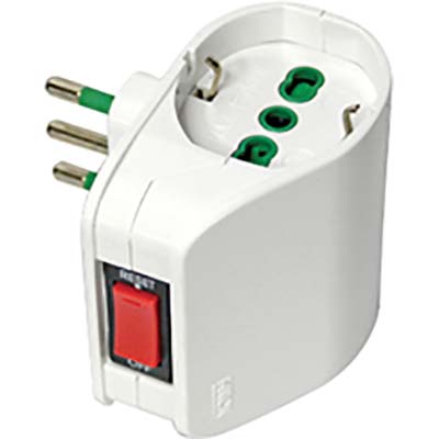 ADATTATORE DOPPIO 10A-SCHUKO FME