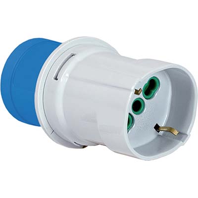ADATTATORE SPINA BLU-SCHUKO FME