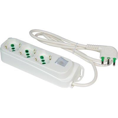 Multipresa bipasso schuko + int.lum retail fme