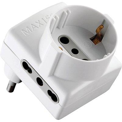 ADATTATORE TRIPLO 16A-16A+SCHUKO ELECTRALINE