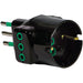 ADATTATORE TRIPLO 16A- 16A BIPASSO +SCHUKO GARANTI
