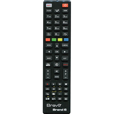 TELECOMANDO BRAND6 TV TELEFUNKEN BRAVO