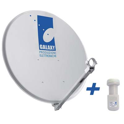 Parabola satellitare + illuminatore galaxy