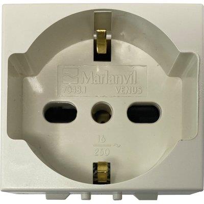 Presa schuko + sicurezza venus marlanvil