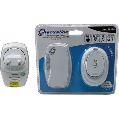 Campanello + pulsante esterno electraline