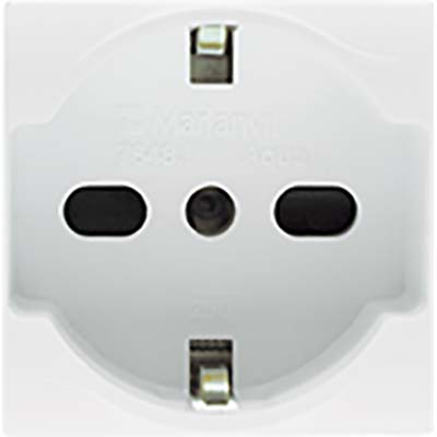 Presa schuko + sicurezza aqua marlanvil