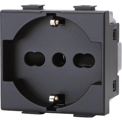 Presa schuko + sicurezza abm
