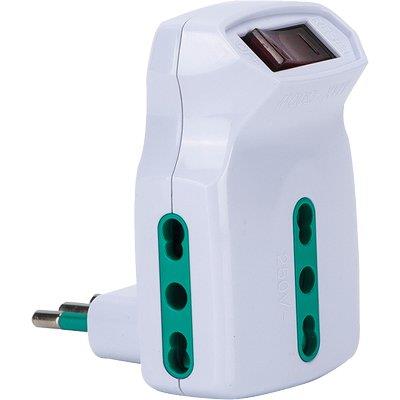 ADATTATORE TRIPLO 10A-10/16A FME