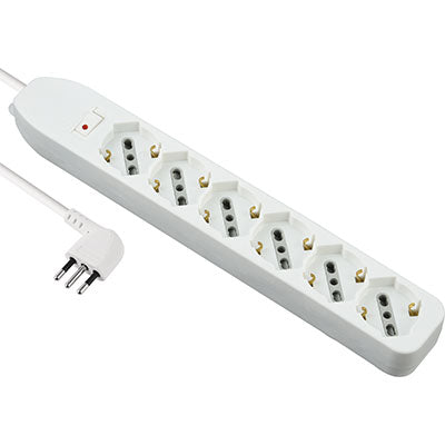 Multipresa bipasso schuko + termico electraline